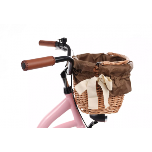 Dámský městský kolo Goetze Style 28 "růžovo-hnědý + košík