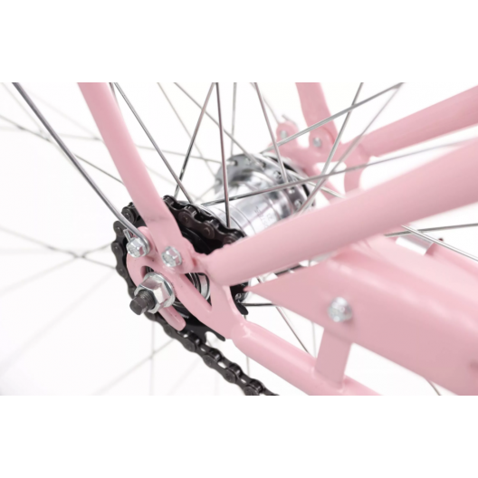 Retro Bicykel Goetze STYLE 28" 3 prevodové růžovo-hnědé+košík