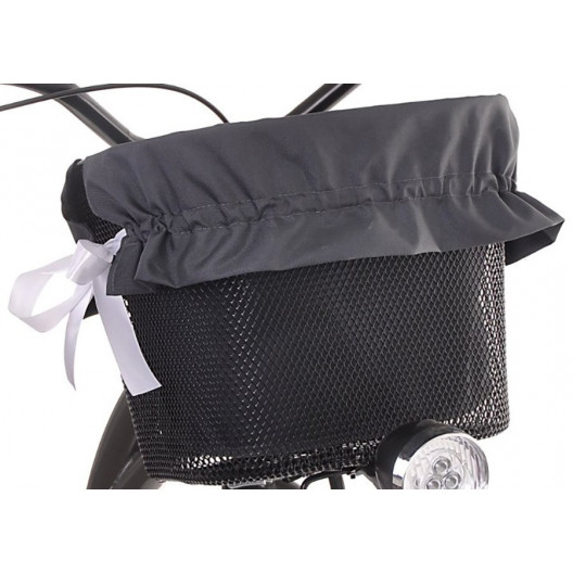 Dekoratívna textilná výplň do košíka čierna G5