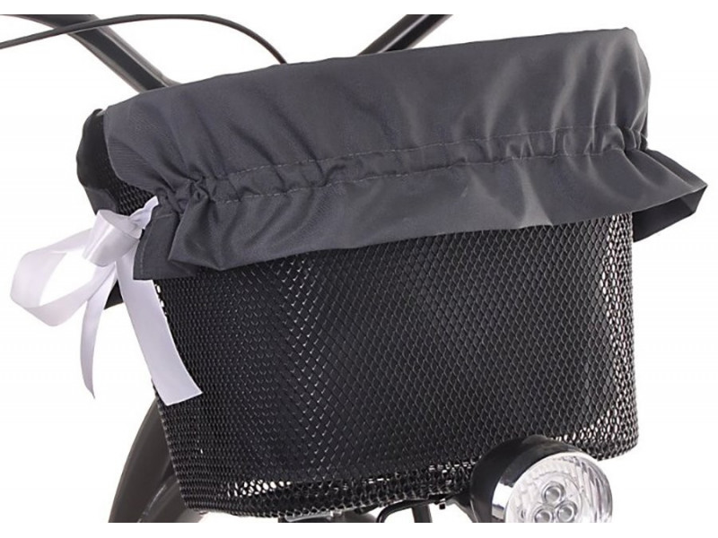 Dekoratívna textilná výplň do košíka čierna G5