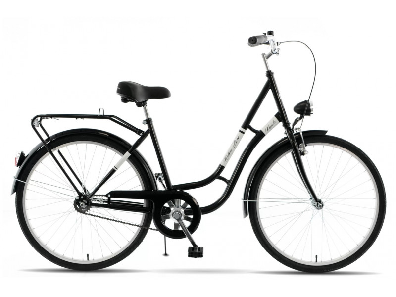 Mestský Bicykel KANDS LAGUNA 26" Jednoprevodový Černy