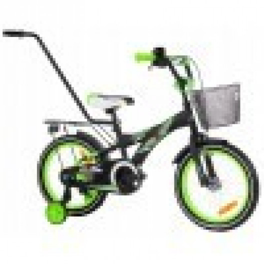 Detský bicykel BMX 16" MEXLLER 2020 čierno-zelený