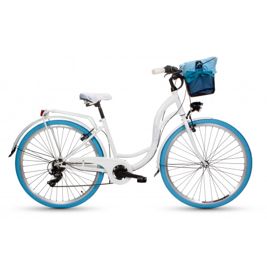 Retro Bicykel GOETZE MOOD 28" 7 prevodový Bielo-modrý