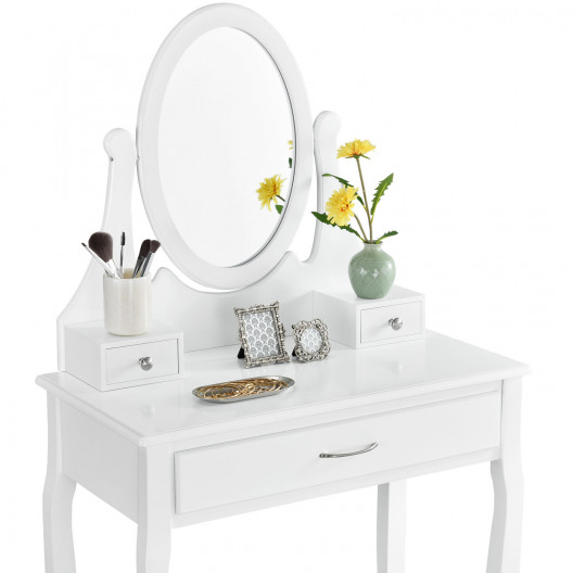 Toaletní kosmetický stolek TATIANA bílý
