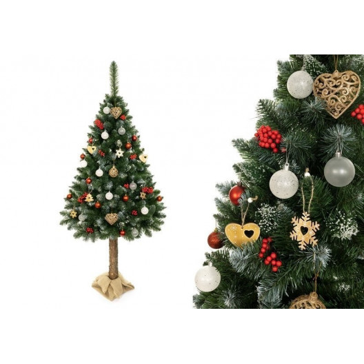 Vánoční stromek borovice na kmeni 160 cm + stojan
